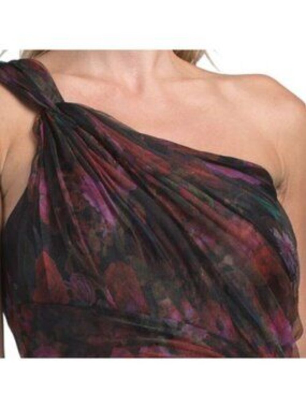 THEIA Rue One Shoulder Gown - Picture 3 of 4